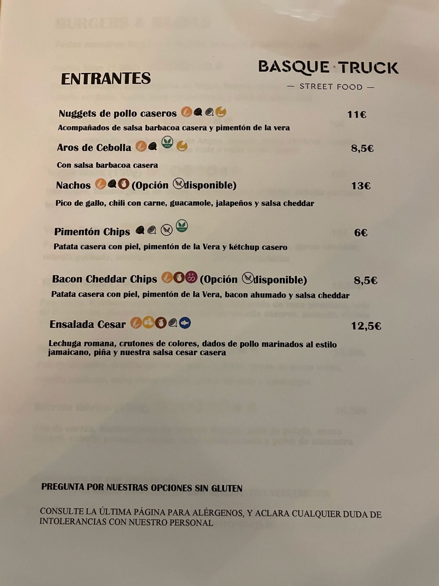 Carta Basque Truck