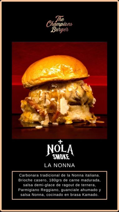 The Champions Burger Pamplona 2024 - Nola Smoke