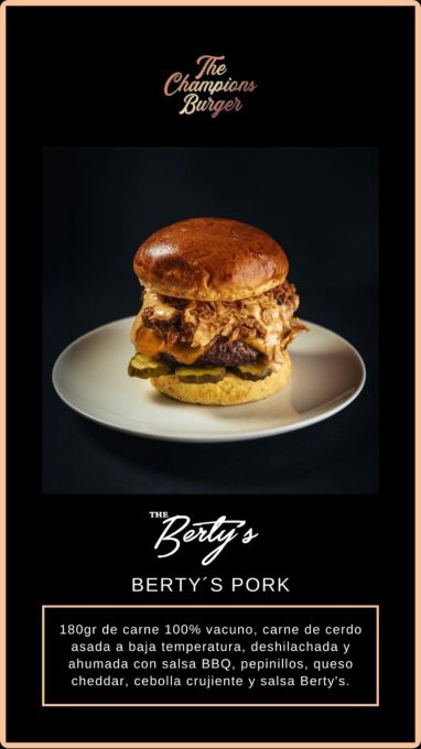 The Champions Burger Pamplona 2024 - Berty's Burger