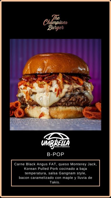 The Champions Burger Pamplona 2024 - Umbrella