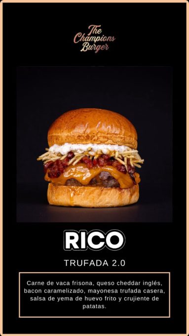 The Champions Burger Pamplona 2024 - Rico