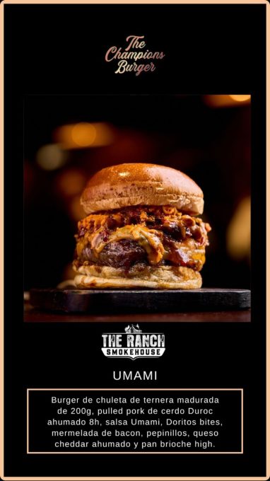 The Champions Burger Pamplona 2024 - The Ranch Smokehouse
