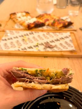 Pizza pastrami Malatesta