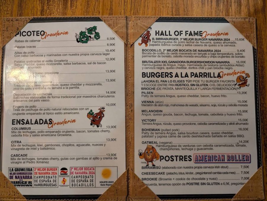 Carta La Growlería